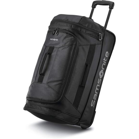 2 Wheeled Duffel Bag – 22-Inch Durable Rolling Luggage - Picture 1 of 8